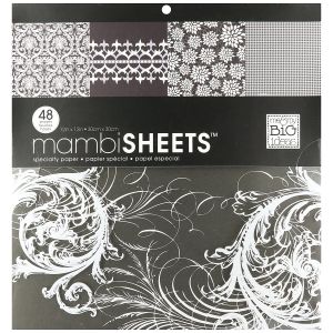 Me And My Big Ideas Specialty Cardstock Pad Black 