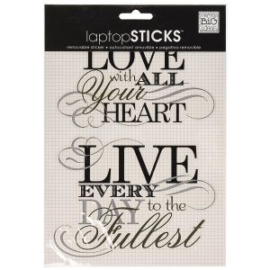 Me And My Big Ideas Removable Laptop Sticker Live Every Day To The Fullest