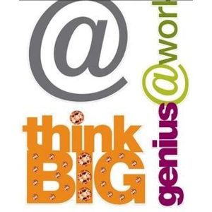 Me And My Big Ideas Removable Laptop stickers Think