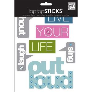 Me And My Big Ideas Removable Laptop stickers Live 