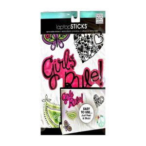 Me And My Big Ideas Laptop Stickers Girls Rule