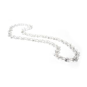 David Tutera Crystal Garland Clear With Silver Rings 36 Inch