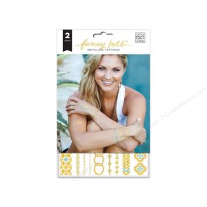 Me And My Big Ideas Tattoos Metallic Gold And Teal