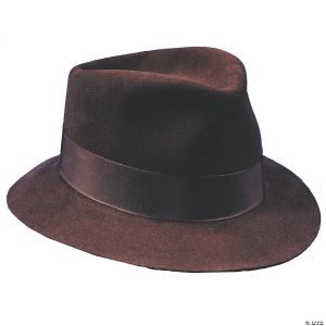Morris Fedora Dlx Brown Med