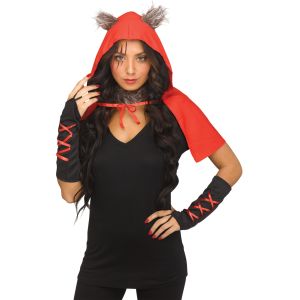 Fun World Edgy Red Hood Instant Kit Adult