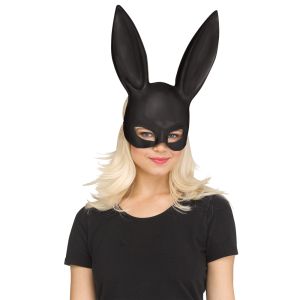 Fun World Bunny Mask Black Matte