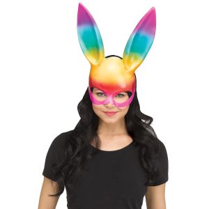 Fun World Bunny Mask Rainbow