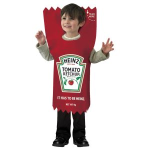Rasta Imposta Heinz Ketchup Packet 3 4 yr Child Costume