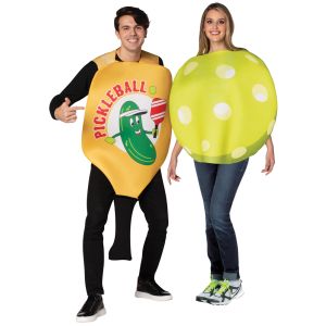 Rasta Imposta Pickle Ball Paddle Ball Couple Costume Adult