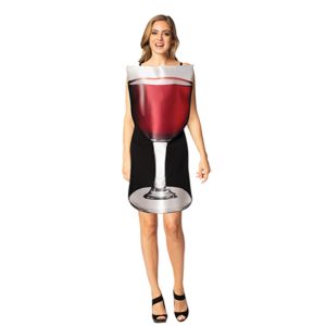 Rasta Imposta Women s Get Real Glass of Red Wine Costume