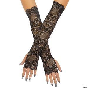 Morris Gloves Fingerless Scalloped La
