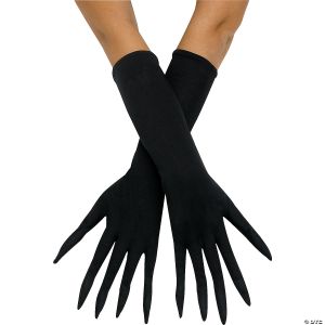 Morris Gloves Pointy Finger Blk Ad
