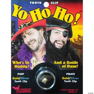 Morris Gold Clip On Tooth