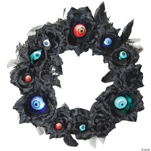 Morris HALLOWEEN EYEBALL WREATH