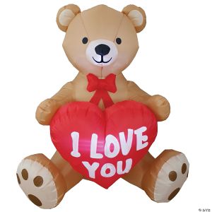 Morris I LUV U BEAR INFLATE 4 FT