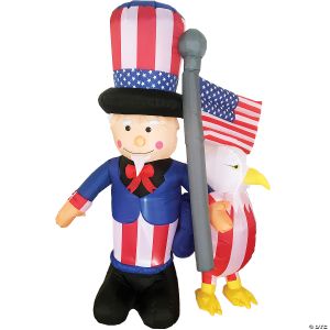 Morris Inflatable Uncle Sam With Eagle