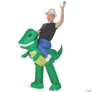 Morris Inflate Dinosaur Rider Adult