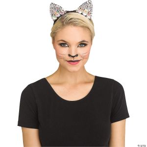 Morris JEWELED CAT EARS-BLACK