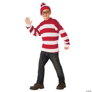 Morris Kids Deluxe Wheres Waldo Costume