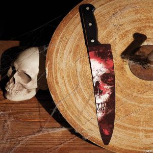 Morris Knife Graphic Blade Skull Chef