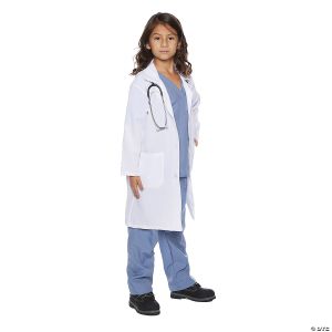 Morris Childs Doctor Scrubs W/Lab Coat-Lg