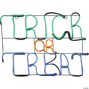 Morris LIGHT GLO TRICK OR TREAT SIGN