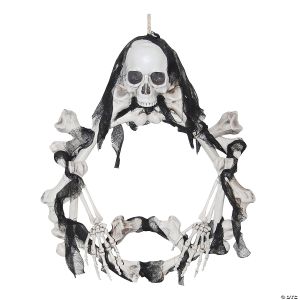 Morris Light Up Skeleton Wreath