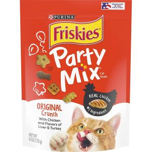 Friskies Party Mix Crunch Treats Original, 6 oz