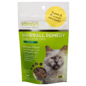Tomlyn Hairball Remedy Chews for Cats, 60 Count