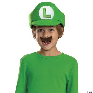 Morris LUIGI ELEVATED HAT + MUSTACHE CHILD