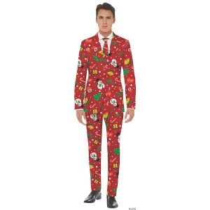 Morris Mens Christmas Icons Suit Lg