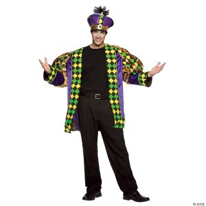 Morris Mens Mardi Gras King Costume