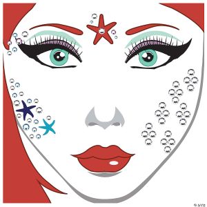 Morris MERMAID FACE DECAL