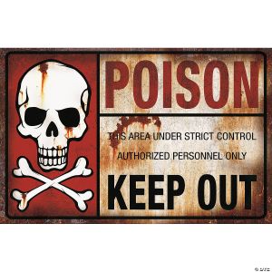 Morris METAL POISON SIGN