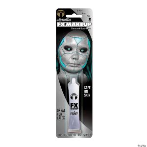 Morris Metallic Silver Makeup Face B
