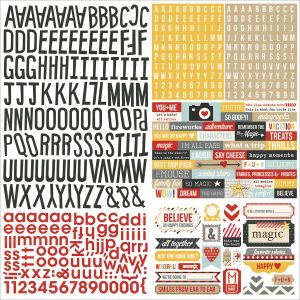 Say Cheese Collection 12 X 12 Cardstock Stickers E