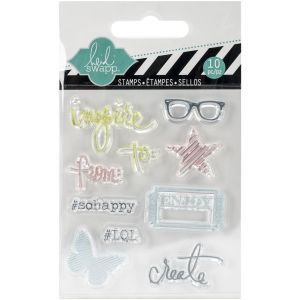 Hello Today Collection Memory Planner Clear Acrylic Stamps Mini Spire