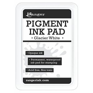 Ranger Pigment Ink Pad Glacier White 1 Pack of 12 Piece