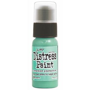 Ranger Tim Holtz Distress Paint Cracked Pistachio 1 Pack of 3 Piece