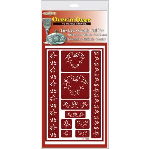 Armour Over N Over Reusable Stencils 5 X 8 
