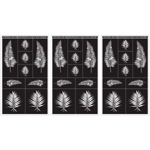 Armour Rub N Etch Designer Stencils 5 X 8 Fern Designs