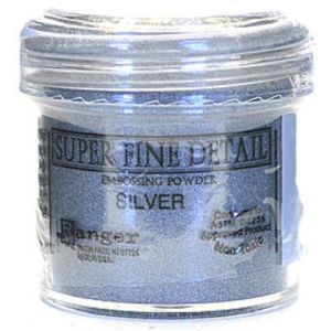 Ranger Basics Embossing Powder Super Fine Silver 1 Pack of 2 Piece