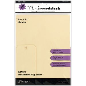 Ranger Inkssentials Cardstock Pack Manila 1 Pack of 1 Piece