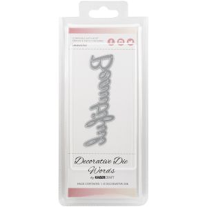 Beautiful Word Decorative Dies