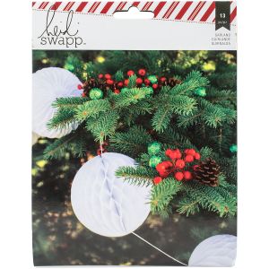 Oh What Fun Garland Honeycomb Shapes Balls