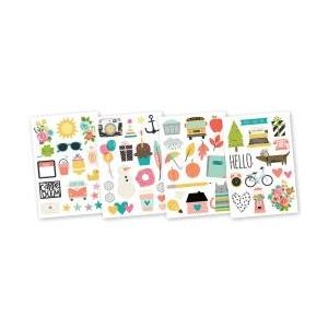 Cardstock Stickers Illustrated Life