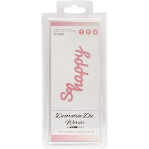 Decorative Dies Words So Happy
