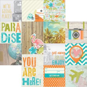 You Are Here Paper 12X12 Vert 4X6