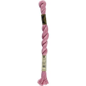 DMC Pearl Cotton Yarn Size 5 27.3yd Light Dusty Rose 1 Pack of 1 Skein