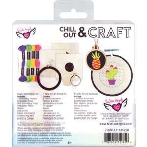 Chill Out and Craft Embroidery Kit 